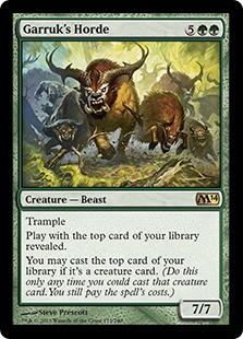 Garruk's Horde - Vista detallada 1 de Magic México | Hydra