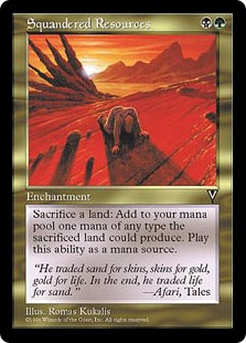 Carta Squandered Resources de Magic: The Gathering