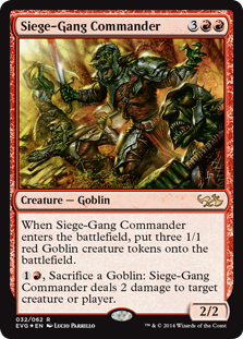Siege-Gang Commander - Vista detallada 1 de Magic México | Hydra