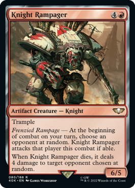 Knight Rampager - Vista detallada 1 de Magic México | Hydra