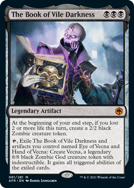 The Book of Vile Darkness - Vista detallada 1 de Magic México | Hydra