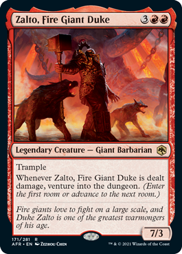 Zalto, Fire Giant Duke - Vista detallada 1 de Magic México | Hydra