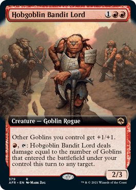 Hobgoblin Bandit Lord - Magic: The Gathering - AFR-BF Near Mint Inglés