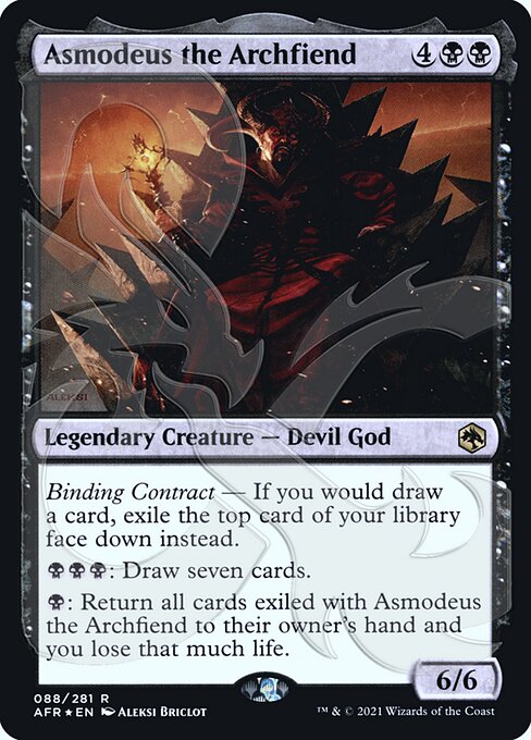 Asmodeus the Archfiend - Magic: The Gathering - Ampersand PROMOS Near Mint Inglés