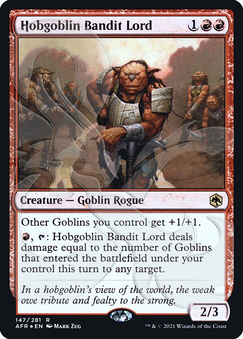Hobgoblin Bandit Lord - Magic: The Gathering - Ampersand PROMOS Near Mint Inglés