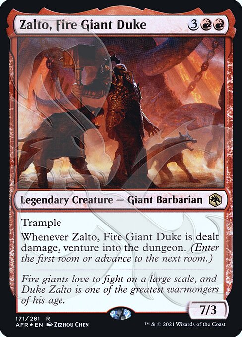 Zalto, Fire Giant Duke - Magic: The Gathering - Ampersand PROMOS Near Mint Inglés