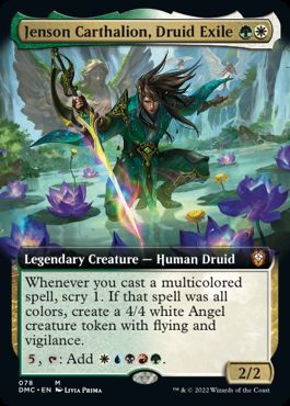 Jenson Carthalion, Druid Exile - Magic: The Gathering - DMC-BF Near Mint Inglés