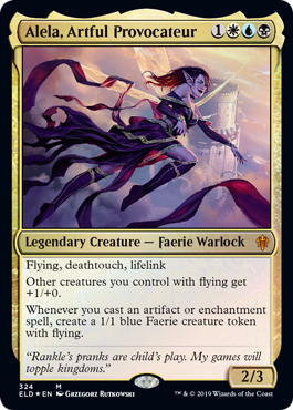 Alela, Artful Provocateur - Magic: The Gathering - ELD Near Mint Inglés