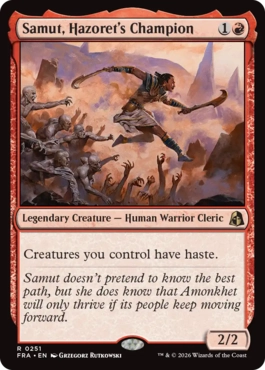 Samut, Hazoret's Champion - Magic: The Gathering - FRA Near Mint Inglés