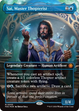 Sai, Master Thopterist - Magic: The Gathering - FDC Near Mint Inglés