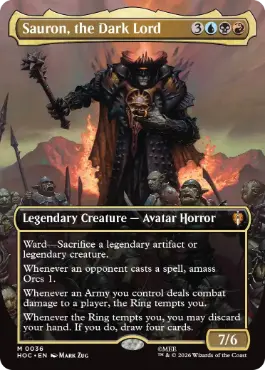 Sauron, the Dark Lord - Vista detallada 1 de Magic México | Hydra