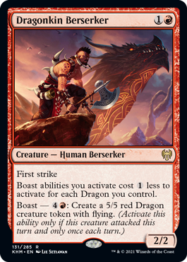 Dragonkin Berserker - Vista detallada 1 de Magic México | Hydra
