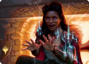 【Art Card】Birgi, God of Storytelling - Magic: The Gathering - KHM Near Mint Japonés