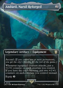 Andúril, Narsil Reforged - Magic: The Gathering - LTC Near Mint Inglés