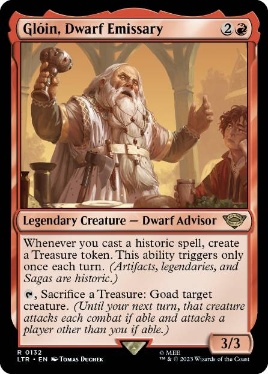 Glóin, Dwarf Emissary - Vista detallada 1 de Magic México | Hydra