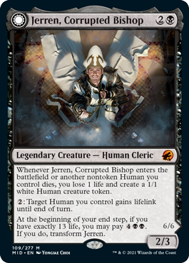 Jerren, Corrupted Bishop - Vista detallada 1 de Magic México | Hydra
