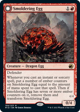 Smoldering Egg - Vista detallada 1 de Magic México | Hydra