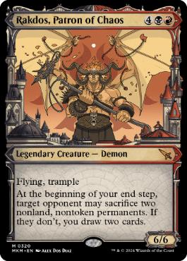 Rakdos, Patron of Chaos - Magic: The Gathering - MKM-BF Near Mint Inglés