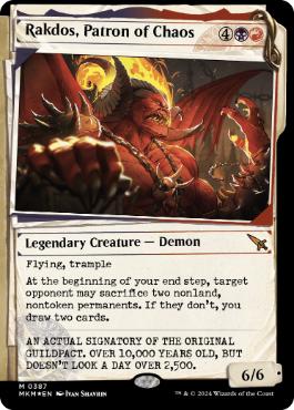 Rakdos, Patron of Chaos - Magic: The Gathering - MKM-BF Near Mint Inglés