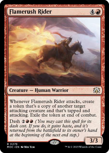 Flamerush Rider - Vista detallada 1 de Magic México | Hydra