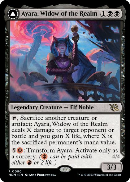 Ayara, Widow of the Realm - Vista detallada 1 de Magic México | Hydra