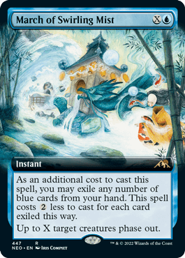 March of Swirling Mist - Magic: The Gathering - NEO-BF Near Mint Inglés