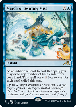 March of Swirling Mist - Magic: The Gathering - NEO Near Mint Inglés