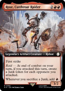 Rose, Cutthroat Raider - Magic: The Gathering - PIP-BF Near Mint Inglés