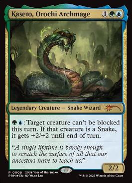 Kaseto, Orochi Archmage - Magic: The Gathering - Year of the Snake Near Mint Inglés