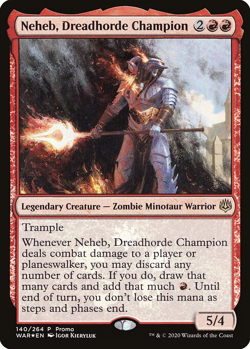 Neheb, Dreadhorde Champion - Magic: The Gathering - Resale promo Near Mint Inglés