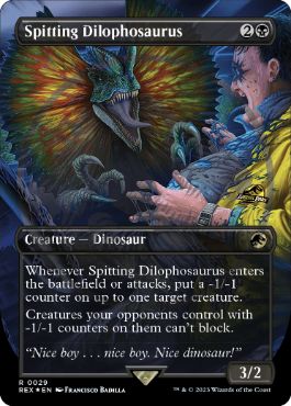 Spitting Dilophosaurus - Vista detallada 1 de Magic México | Hydra