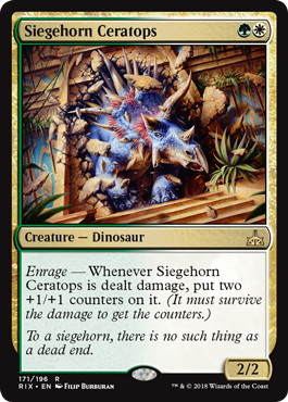 Siegehorn Ceratops - Vista detallada 1 de Magic México | Hydra