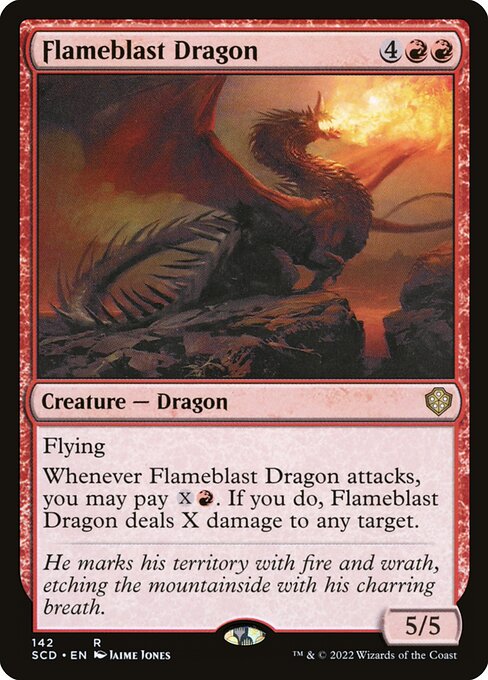 Flameblast Dragon - Vista detallada 1 de Magic México | Hydra