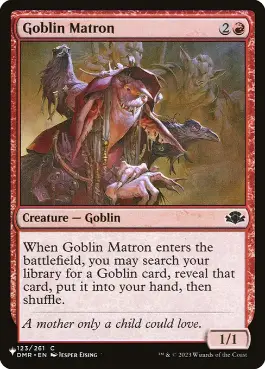 Goblin Matron - Vista detallada 1 de Magic México | Hydra