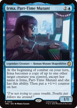 Carta Irma, Part-Time Mutant de Magic: The Gathering