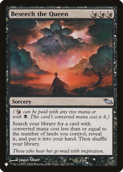 Carta Beseech the Queen de Magic: The Gathering