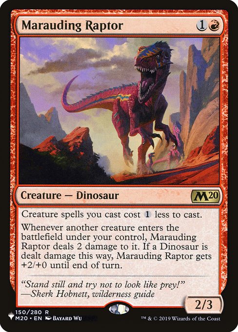 Marauding Raptor - Vista detallada 1 de Magic México | Hydra