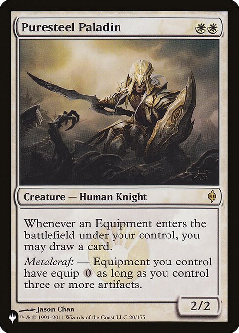 Puresteel Paladin - Vista detallada 1 de Magic México | Hydra