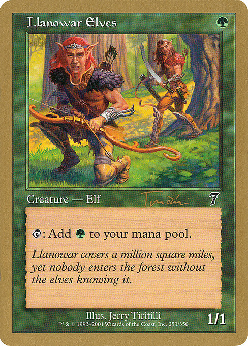 Carta Llanowar Elves de Magic: The Gathering
