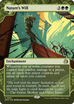 Carta Nature's Will de Magic: The Gathering