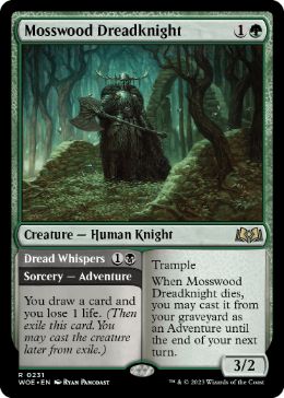 Mosswood Dreadknight - Vista detallada 1 de Magic México | Hydra