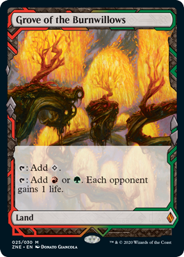 Grove of the Burnwillows - Vista detallada 1 de Magic México | Hydra