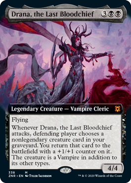 Drana, the Last Bloodchief - Magic: The Gathering - ZNR-BF Near Mint Inglés