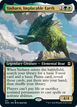 Yasharn, Implacable Earth - Magic: The Gathering - ZNR-BF Near Mint Inglés