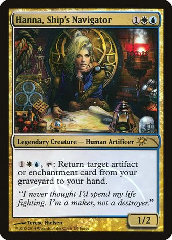 Hanna, Ship's Navigator - Magic: The Gathering - Judge Foil Near Mint Inglés