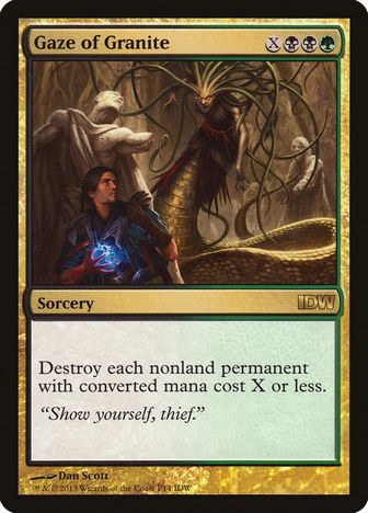 Gaze of Granite - Magic: The Gathering - Media Promo Near Mint Inglés