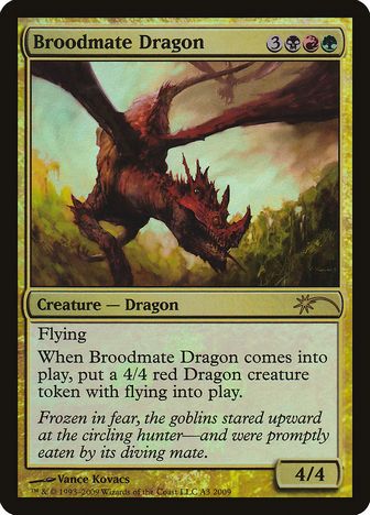 Broodmate Dragon - Magic: The Gathering - Resale Promo Near Mint Inglés