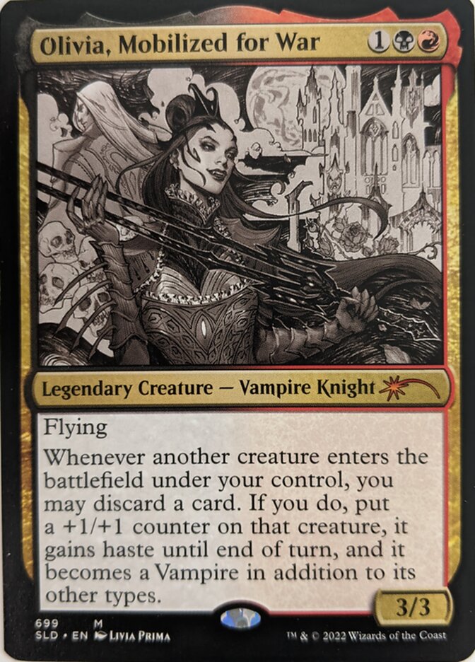 Olivia, Mobilized for War - Magic: The Gathering - SLD Near Mint Inglés