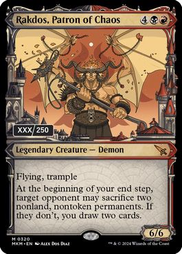 Rakdos, Patron of Chaos - Magic: The Gathering - MKM-BF Near Mint Inglés