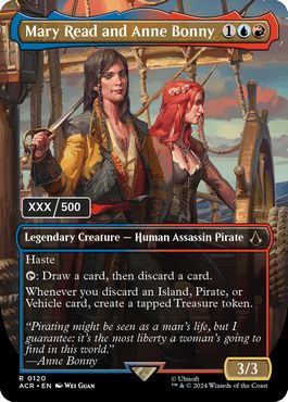 Mary Read and Anne Bonny - Magic: The Gathering - ACR-BF Near Mint Inglés